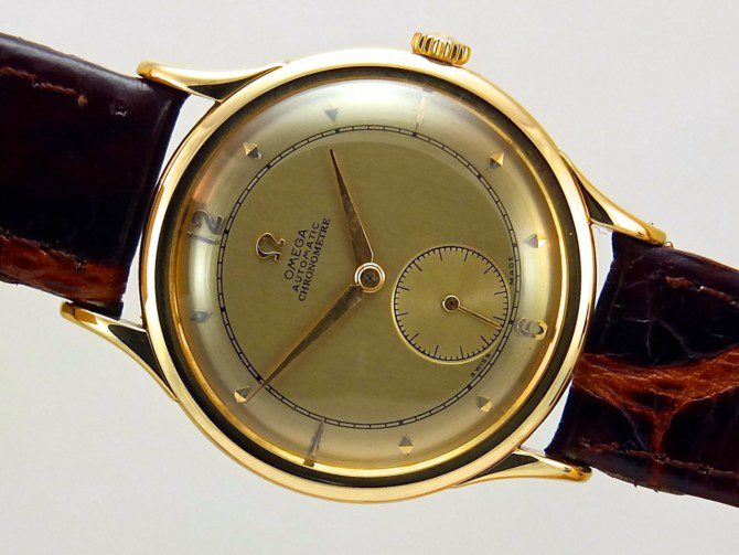 Omega 18K Auto Centenary Chronom. 1947 (1)