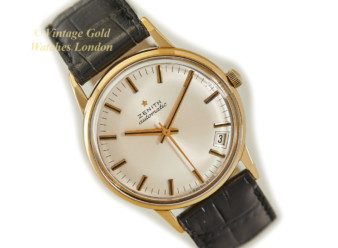 Vintage Zenith 18ct Gold Watch 1966-12