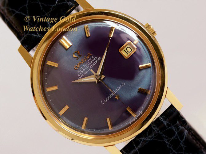 Omega Constellation 18K Blue Dial 1966 (1)