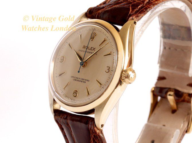 Rolex Oyster Perpetual 9ct 1955 ‘Explorer’ Dial (9)