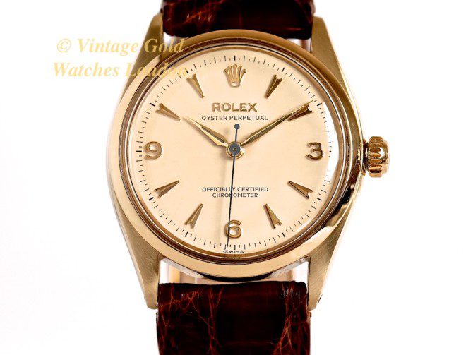 Rolex Oyster Perpetual 9ct 1955 ‘Explorer’ Dial (7)