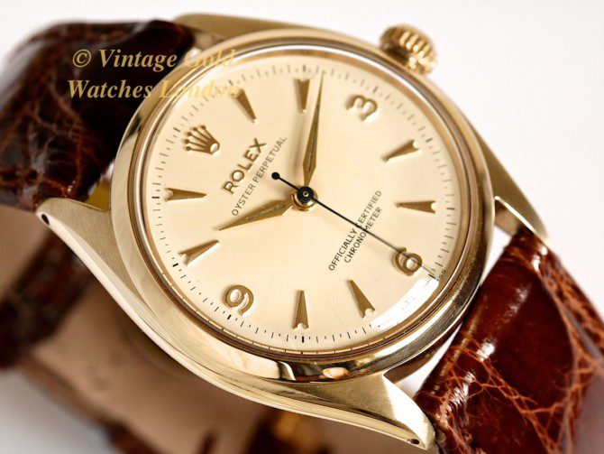 Rolex Oyster Perpetual 9ct 1955 ‘Explorer’ Dial (3)