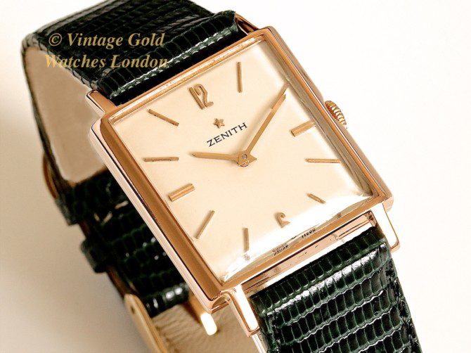 Zenith 18ct Pink Gold Classic 1962 – Unisex (17)