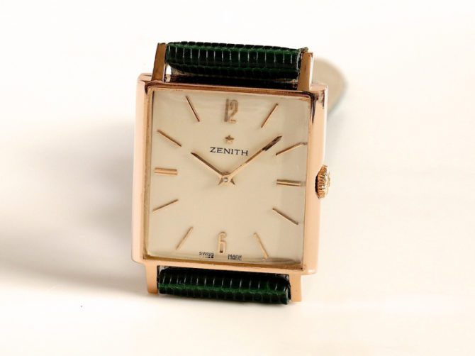 Zenith 18ct Pink Gold Classic 1962 – Unisex (8)