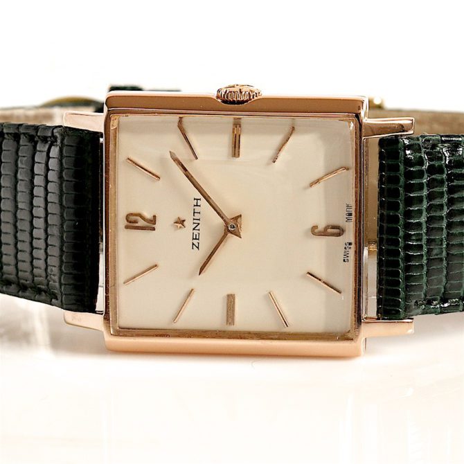Zenith 18ct Pink Gold Classic 1962 – Unisex (10)