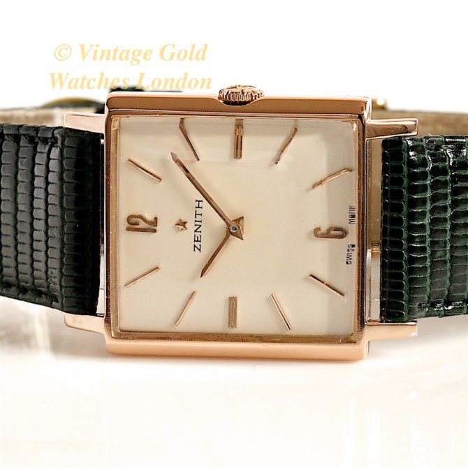 Zenith 18ct Pink Gold Classic 1962 – Unisex (43)