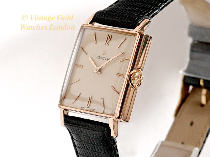 Zenith 18ct Pink Gold Classic 1962 – Unisex (23)