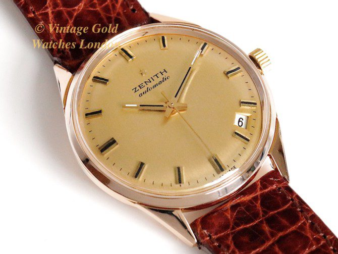 Zenith Automatic 1970 18ct Pink Gold Semi Hi-Beat (15)