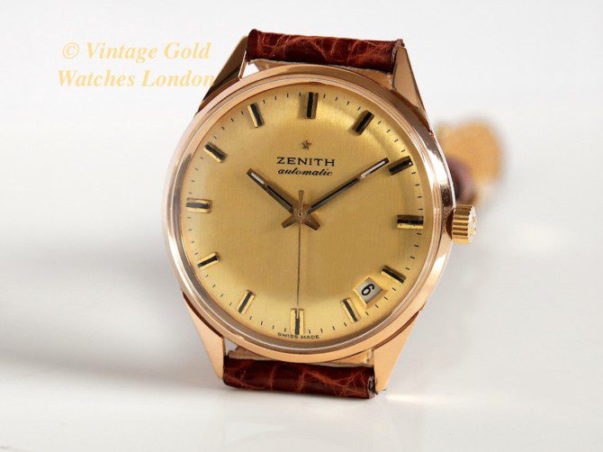 Zenith Automatic 1970 18ct Pink Gold Semi Hi-Beat (11)