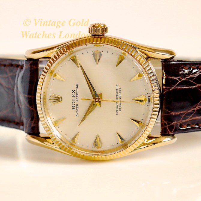 Rolex Oyster Perpetual 14ct 1954 Bombé (27)