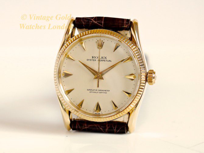 Rolex Oyster Perpetual 14ct 1954 Bombé (11)