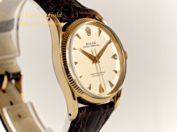 Rolex Oyster Perpetual 14ct 1954 Bombé (5)