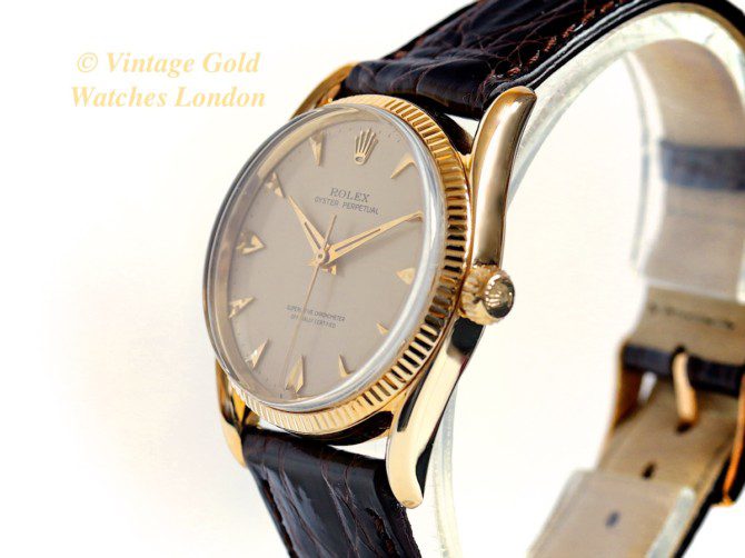 Rolex Oyster Perpetual 14ct 1954 Bombé (9)