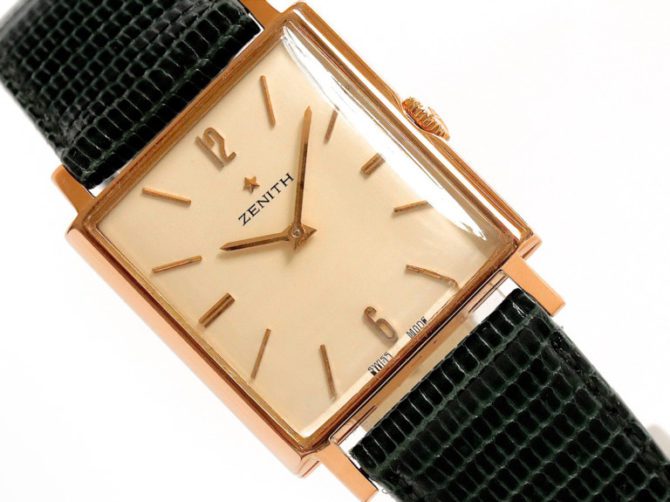 Zenith 18ct Pink Gold Classic 1962 – Unisex (14)
