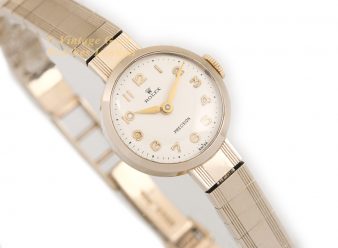 R648 Rolex Ladies 1960 Integrated Bracelet 9ct Gold 9 WM