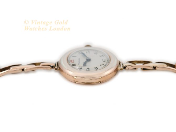 Ladies Rolex Cocktail Watch 9ct Pink Gold Cal.9¾ 1914 (10)