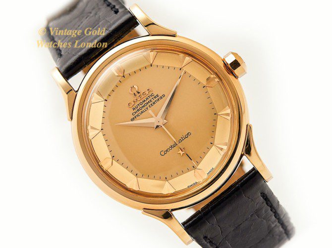 Omega Constellation Cal.354 18ct Pie-Pan Deluxe 1954 (1)