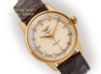 Longines Conquest  Cal.19 AS Automatic 18ct 1954 1st Edition