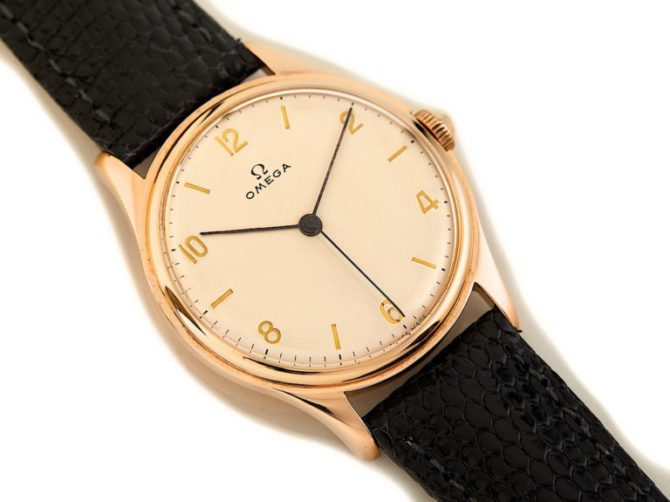 Omega Cal.30 T2 SC 18ct Pink Gold 1945 36mm (13)