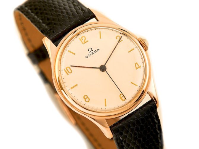 Omega Cal.30 T2 SC 18ct Pink Gold 1945 36mm (1)