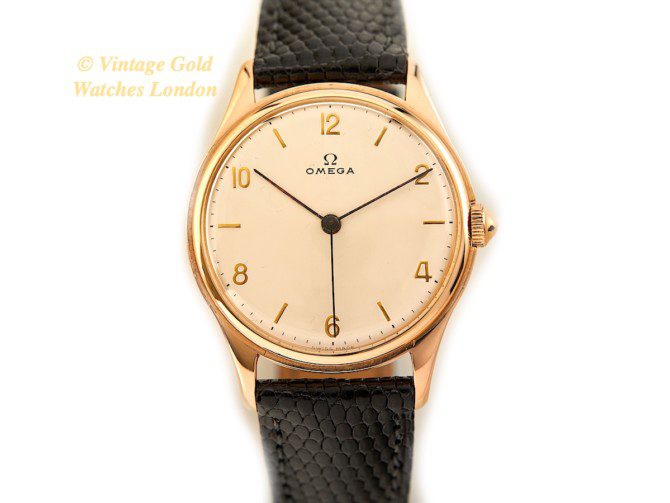 Omega Cal.30 T2 SC 18ct Pink Gold 1945 36mm (22)