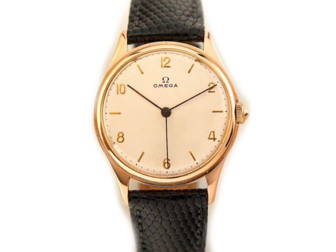 Omega Cal.30 T2 SC 18ct Pink Gold 1945 36mm (2)