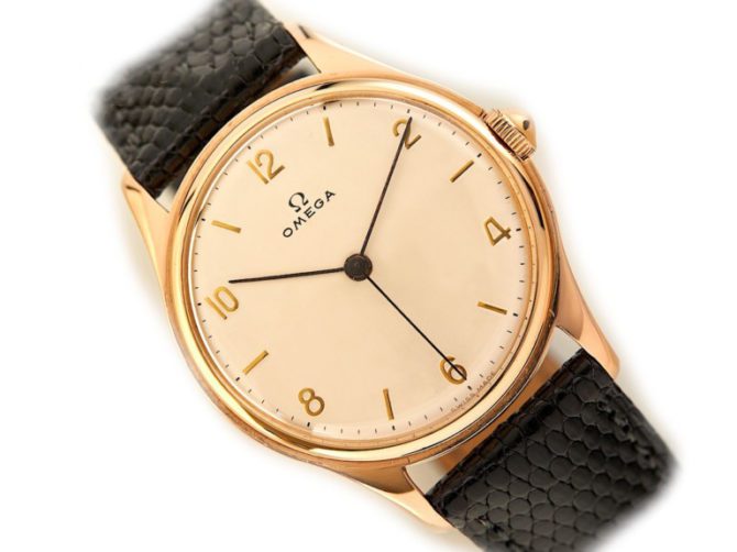 Omega Cal.30 T2 SC 18ct Pink Gold 1945 36mm (3)