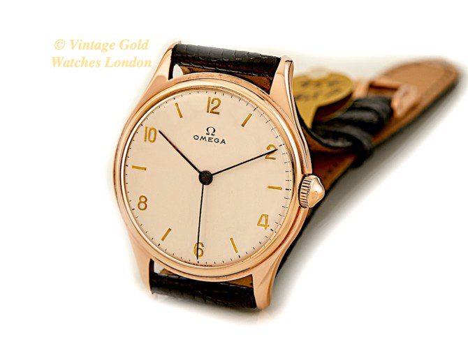 Omega Cal.30 T2 SC 18ct Pink Gold 1945 36mm (26)