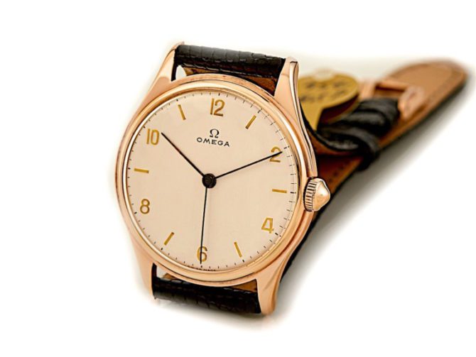 Omega Cal.30 T2 SC 18ct Pink Gold 1945 36mm (7)