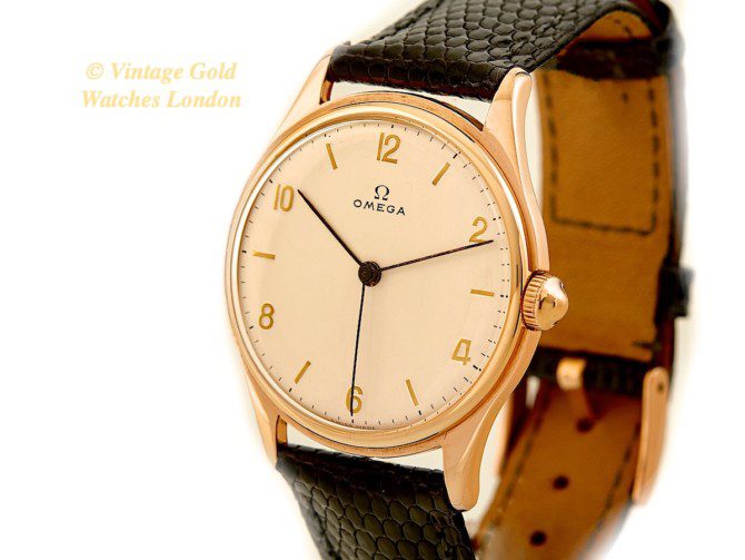 Omega Cal.30 T2 SC 18ct Pink Gold 1945 36mm (24)