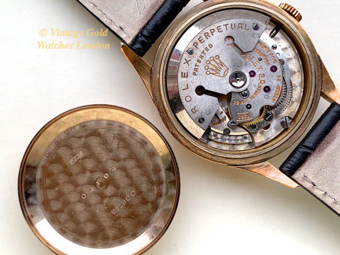 Rolex Perpetual Chronometer Automatic, Model Ref.04104, 9ct 1957 – Rare (38)