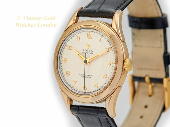 Rolex Perpetual Chronometer Automatic, Model Ref.04104, 9ct 1957 – Rare (24)