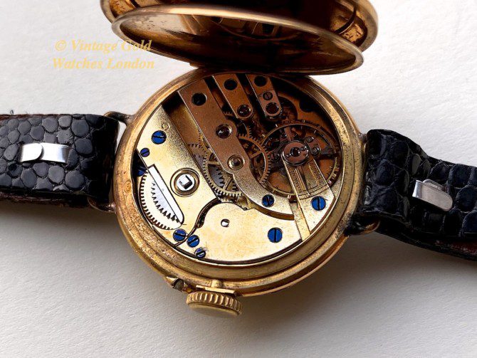 Breguet 18ct Pink Gold ‘Trois Couleurs’, Gold Guilloche Dial, c1910 (43)