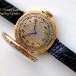 Breguet 18ct Pink Gold ‘Trois Couleurs’, Gold Guilloche Dial, c1910 mobile navigation (45)