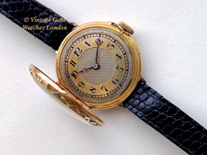 Breguet 18ct Pink Gold ‘Trois Couleurs’, Gold Guilloche Dial, c1910 (45)