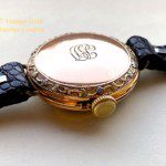 Breguet 18ct Pink Gold ‘Trois Couleurs’, Gold Guilloche Dial, c1910 mobile navigation (49)