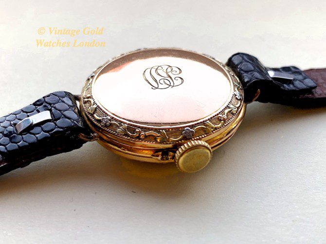 Breguet 18ct Pink Gold ‘Trois Couleurs’, Gold Guilloche Dial, c1910 (49)