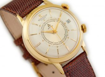 Jaeger-LeCoultre Cal.825 Memovox World Timer Automatic 18ct 1964 - hover
