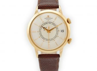 Jaeger-LeCoultre Cal.825 Memovox World Timer Automatic 18ct 1964