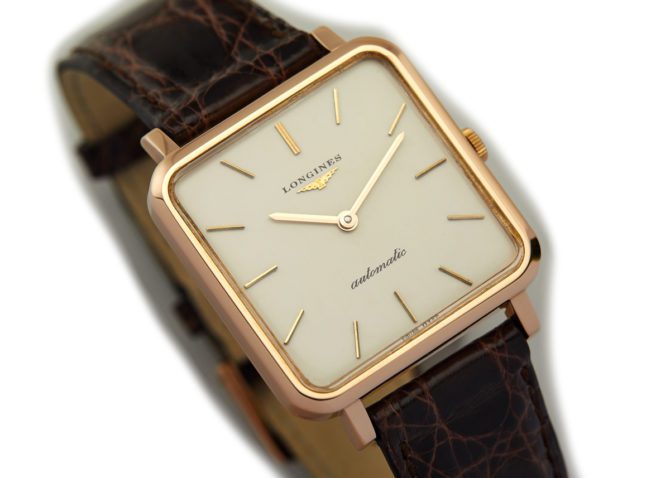 Longines Automatic ‘Cioccolatone’ 18ct Pink Gold 1963 (1)