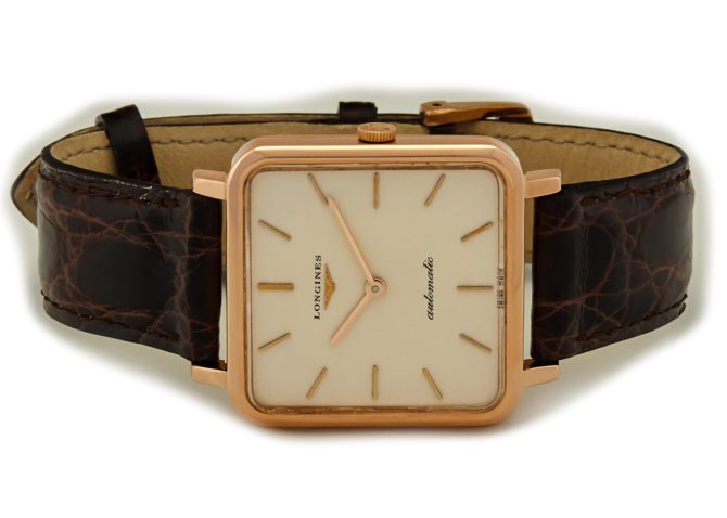 Longines Automatic ‘Cioccolatone’ 18ct Pink Gold 1963 (7)