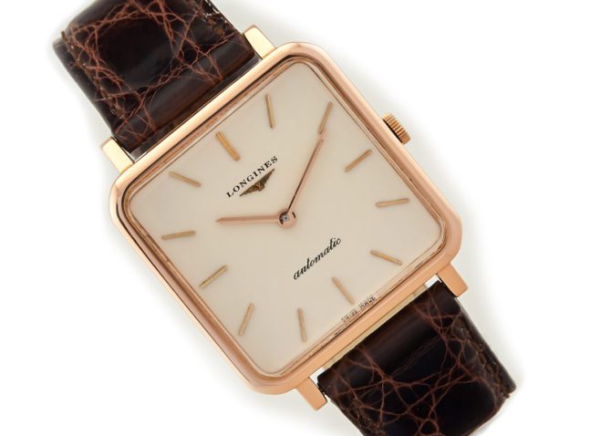 Longines Automatic ‘Cioccolatone’ 18ct Pink Gold 1963 (8)