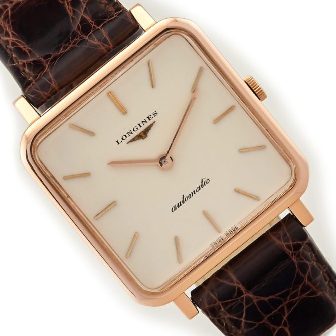 Longines Automatic ‘Cioccolatone’ 18ct Pink Gold 1963 (9)