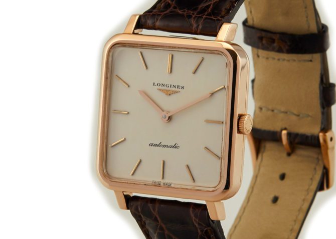 Longines Automatic ‘Cioccolatone’ 18ct Pink Gold 1963 (11)