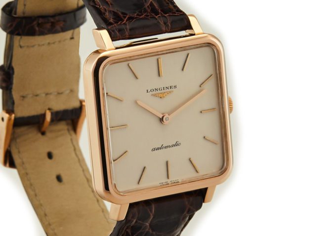 Longines Automatic ‘Cioccolatone’ 18ct Pink Gold 1963 (12)