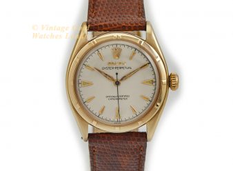 Rolex Oyster Perpetual Thunderbird Bezel, Bubbleback 10ct 1952