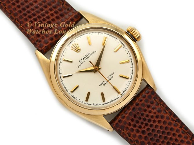 Rolex Oyster Perpetual Bubbleback 14ct 1955 (8)