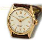 Rolex Oyster Perpetual Bubbleback 14ct 1955 mobile navigation (6)