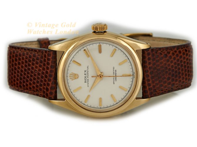 Rolex Oyster Perpetual Bubbleback 14ct 1955 (7)