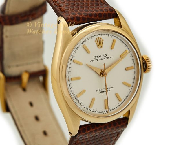 Rolex Oyster Perpetual Bubbleback 14ct 1955 (3)